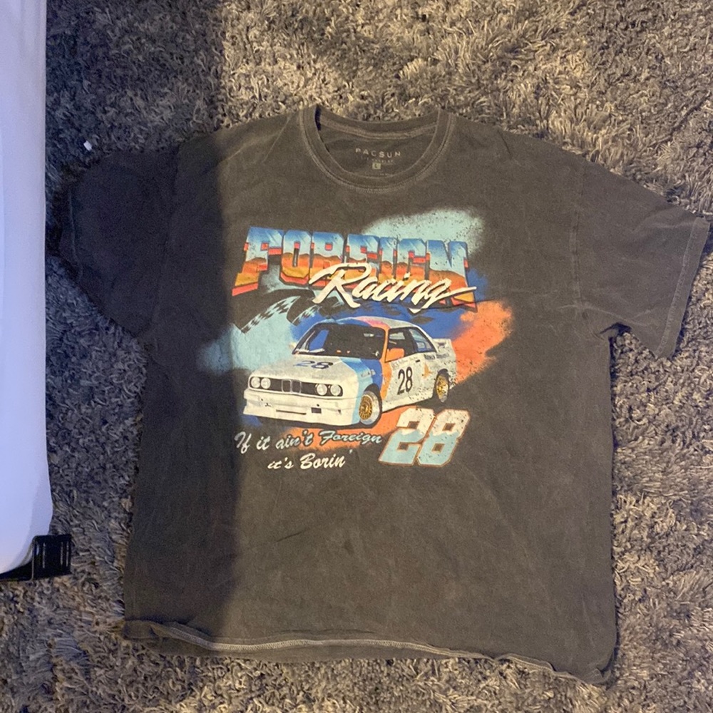 Pacsun foreign racing shirt